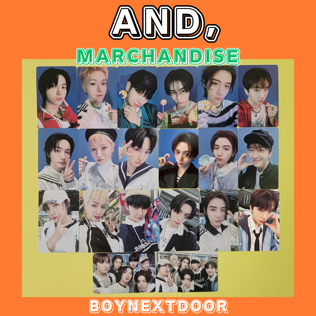 BOYNEXTDOOR AND , Official Merchandise Photo card Weverse Japan