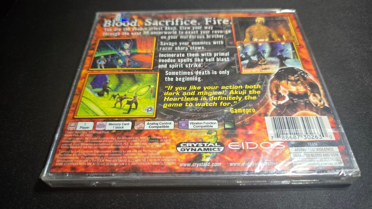 Akuji the Heartless (Sony PlayStation 1, 1998) for sale online | eBay