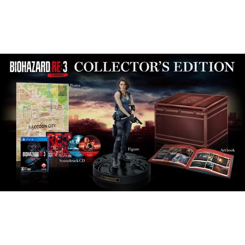 NEW PS4 Resident Evil BIOHAZARD RE:3 Z Version COLLECTOR'S EDITION