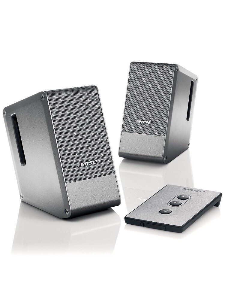 Bose Computer MusicMonitor Computer Speakers Desktop PC Silver