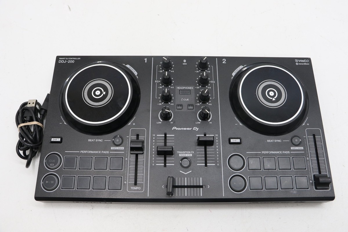 Pioneer DDJ-200 2-Channel Smart DJ Controller - Black | eBay