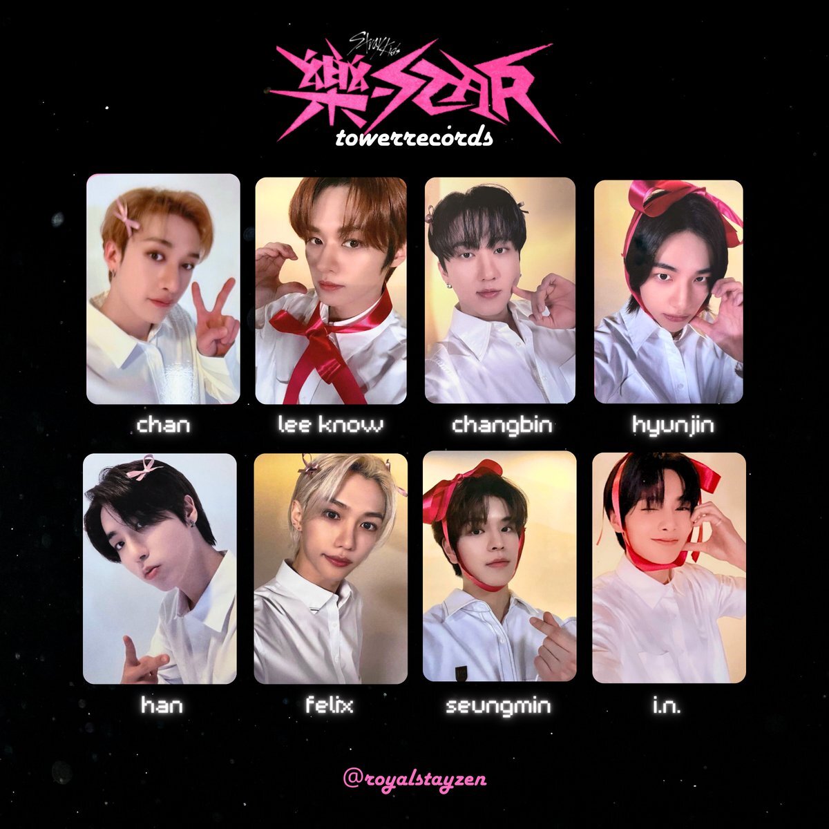 STRAY KIDS x ROCK STAR (樂-STAR) TOWER RECORDS JAPAN POB P