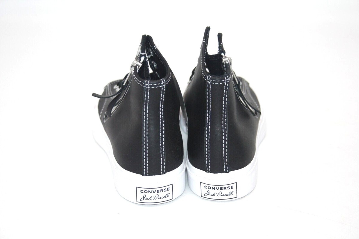 UNISEX CONVERSE JACK PURCELL ZIP HIGH BLACK/WHITE 167327C SNEAKER
