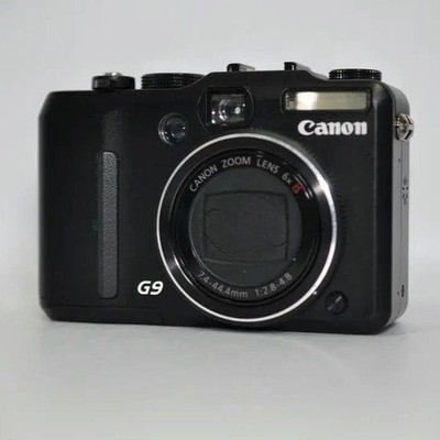 Near Mint] Canon PowerShot G9 Black 12.1MP Digital Camera 6x zoom