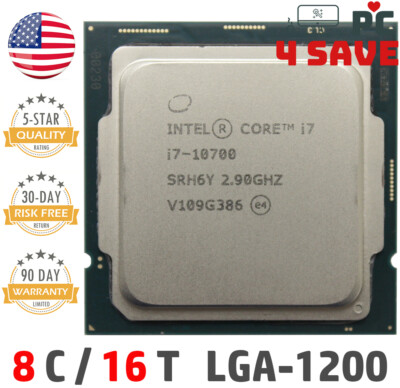 Intel 10th Gen Core i7-10700 SRH6Y 2.9GHz (Turbo 4.8GHz ) 8-Core