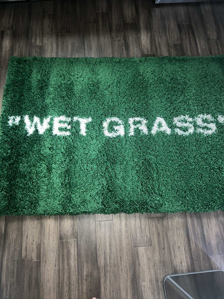 IKEA x Off White WET GRASS Rug by Virgil Abloh All Original Tags
