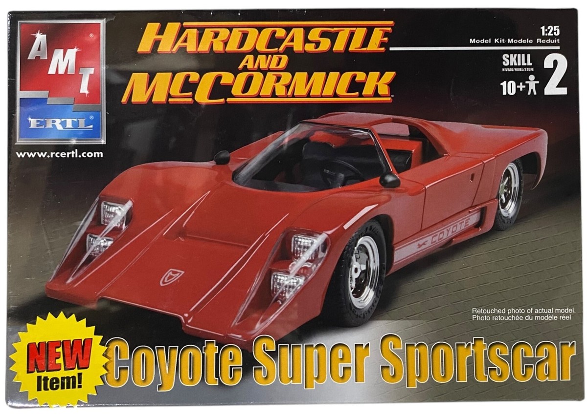 AMT Hardcastle&McCormick Coyote Super Sportscar Vintage 2002 1:25