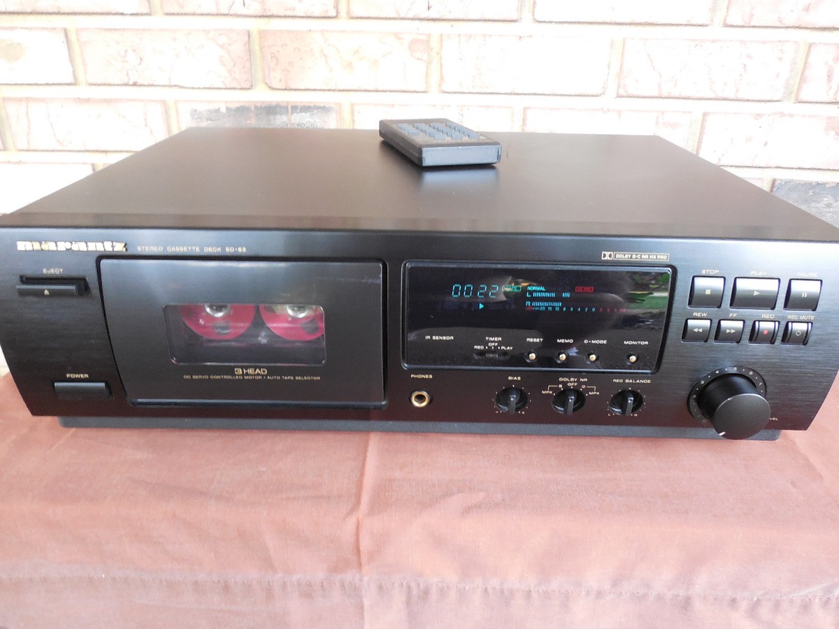 Marantz SD-63 Remote Controlled Three Head Cassette Deck | eBay