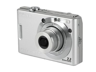 Sony Cyber-shot DSC-W35 7.2MP Digital Camera - Silver for sale