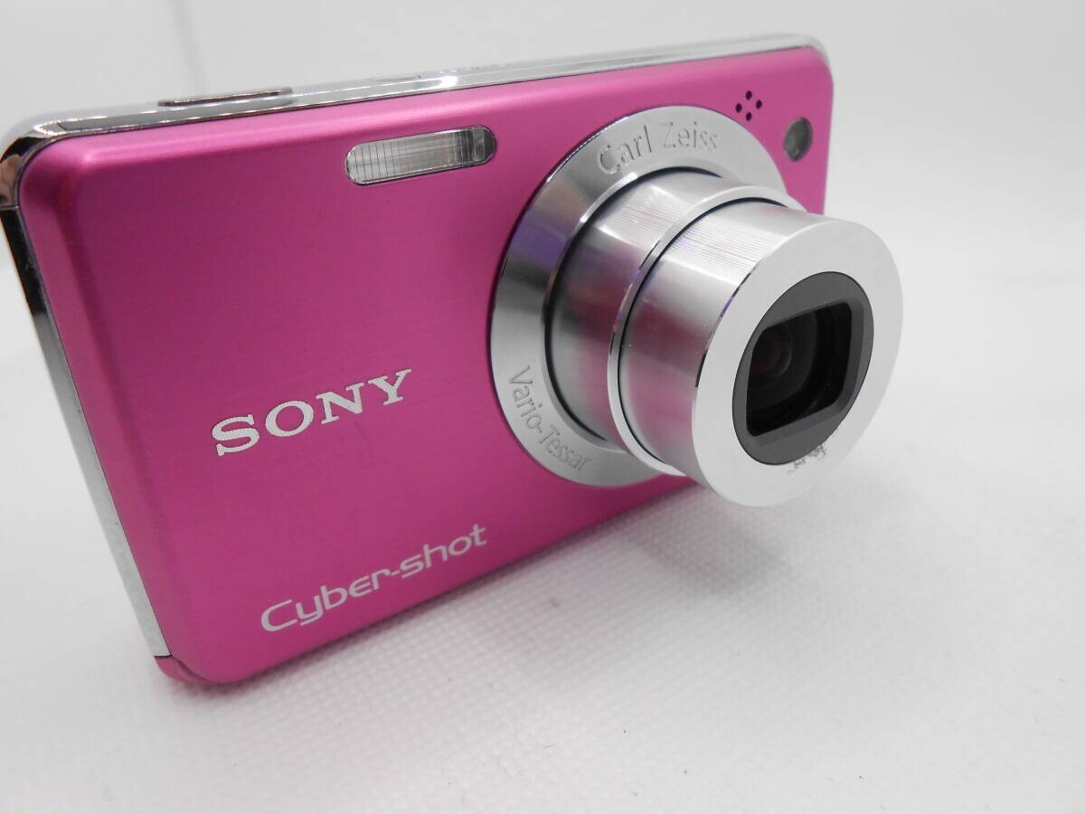 Exc+5 wz/Charger] Sony Cyber-shot DSC-W220 12.1MP Pink Compact