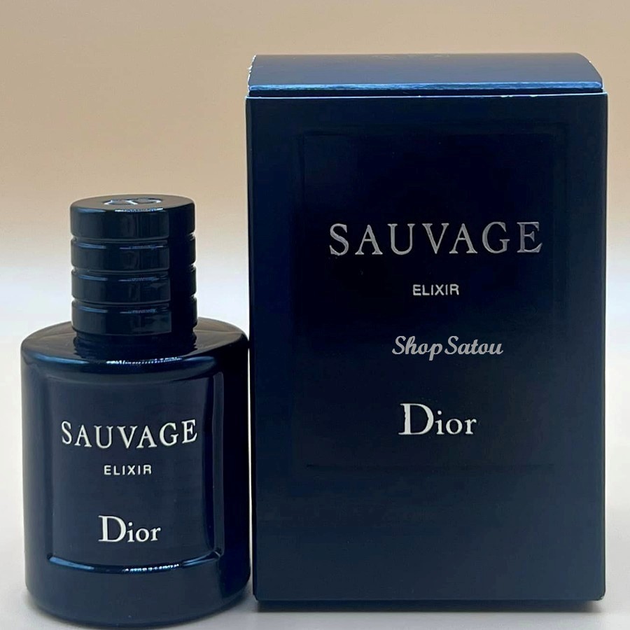 DIOR Sauvage Elixir Parfum Travel Size Mini Splash Bottle 0.25 oz
