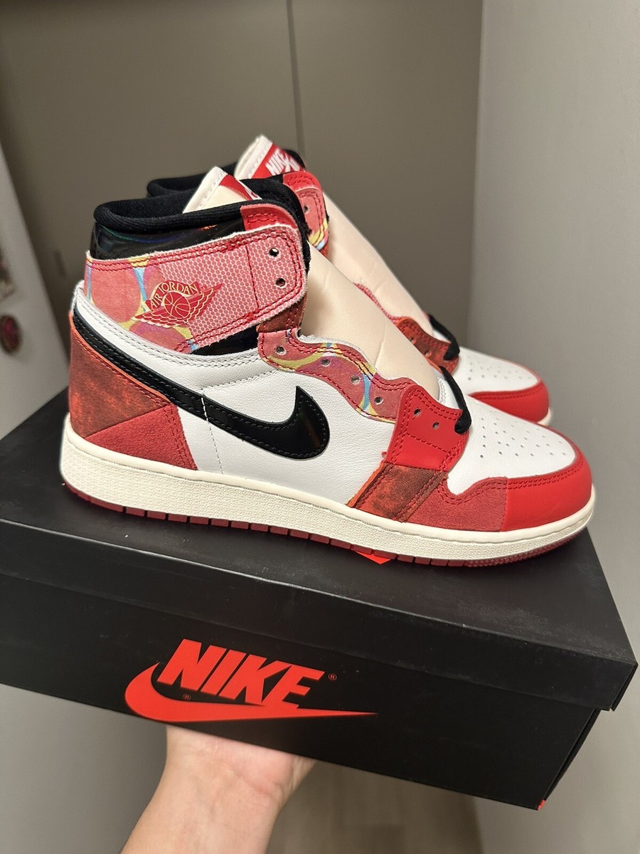 Jordan 1 High OG Spider-Man Across the Spider-Verse Size 6.5Y