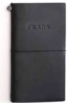 NEW PRADA Traveler's Company Limited Note Book Leather Cover