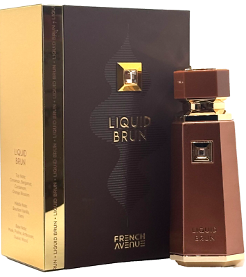 LIQUID BRUN By FRENCH AVENUE EAU DE PARFUM SPRAY FOR MEN 3.4 Oz