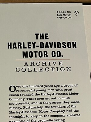 The Harley-Davidson Motor Co. Archive Collection by Holmstrom