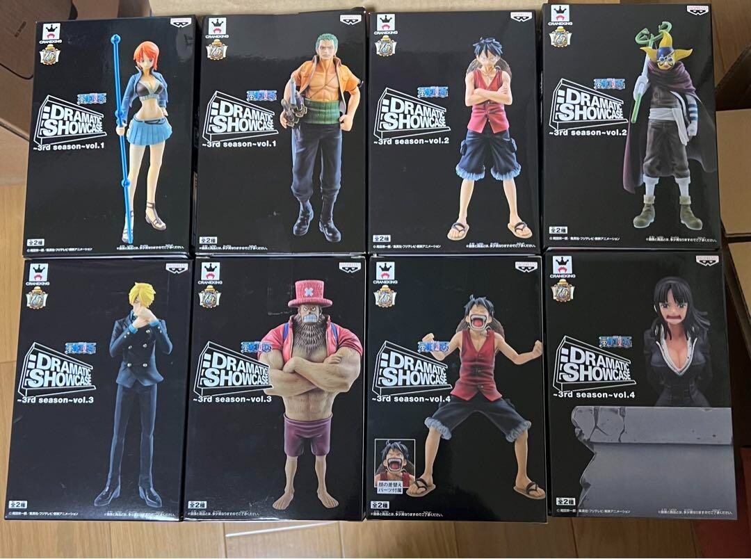 One Piece Dramatic Showcase 3rd season Complete set of 8 Enies