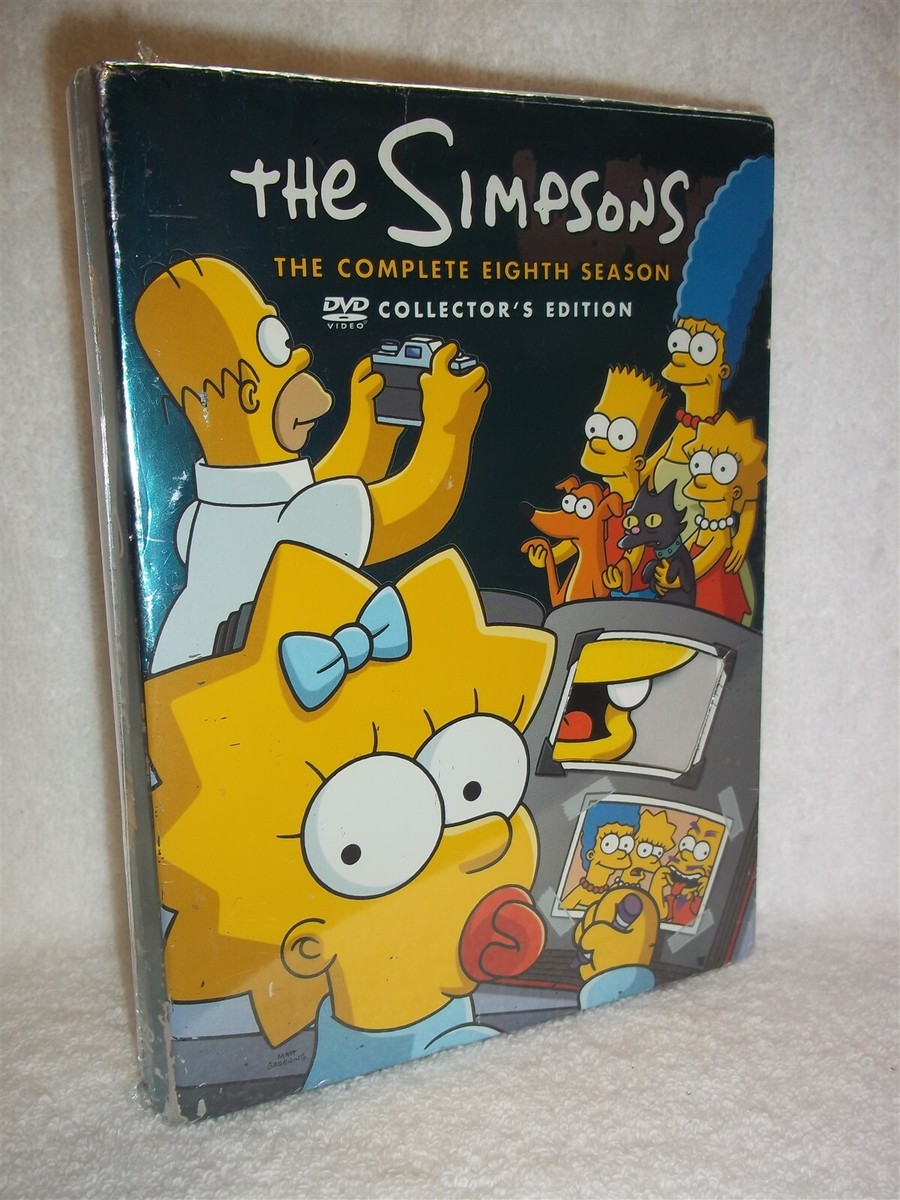 The Simpsons Complete Eighth Season 8 (DVD, 2006, 4-Disc) animated