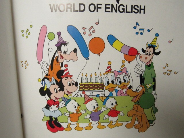 Vtg. Disney's World of English Sing Along Book 1 Song Book | eBay