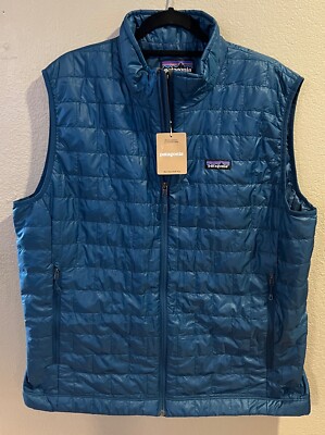 Patagonia Men's Nano Puff Vest - XL - Lagom Blue NWT | eBay