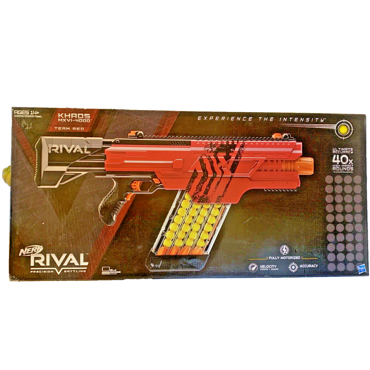 Nerf Rival Khaos MXVI-4000 Blaster Team Red -Brand New VERY RARE