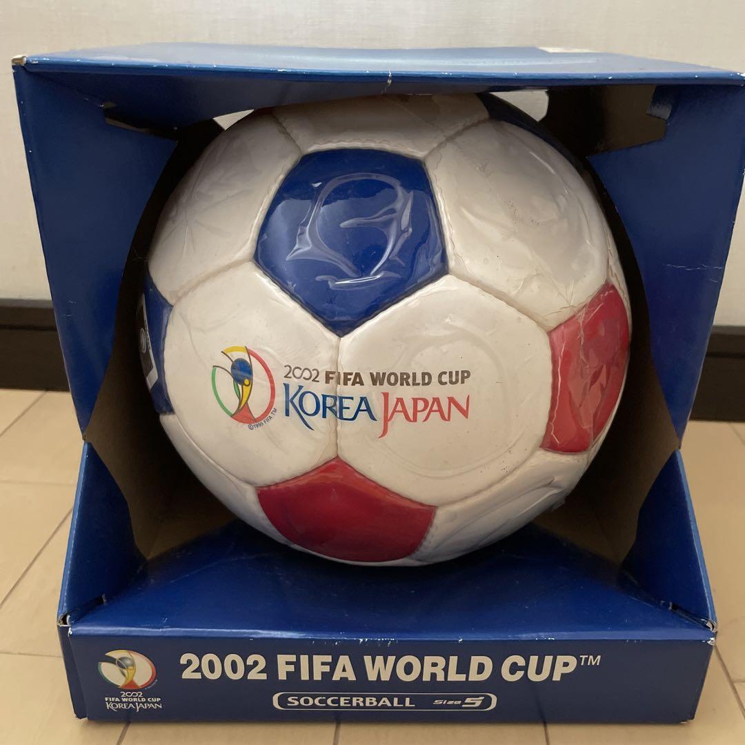 未使用2002日韓ワールドカップ記念サッカーボール5号球 FIFA サッカー