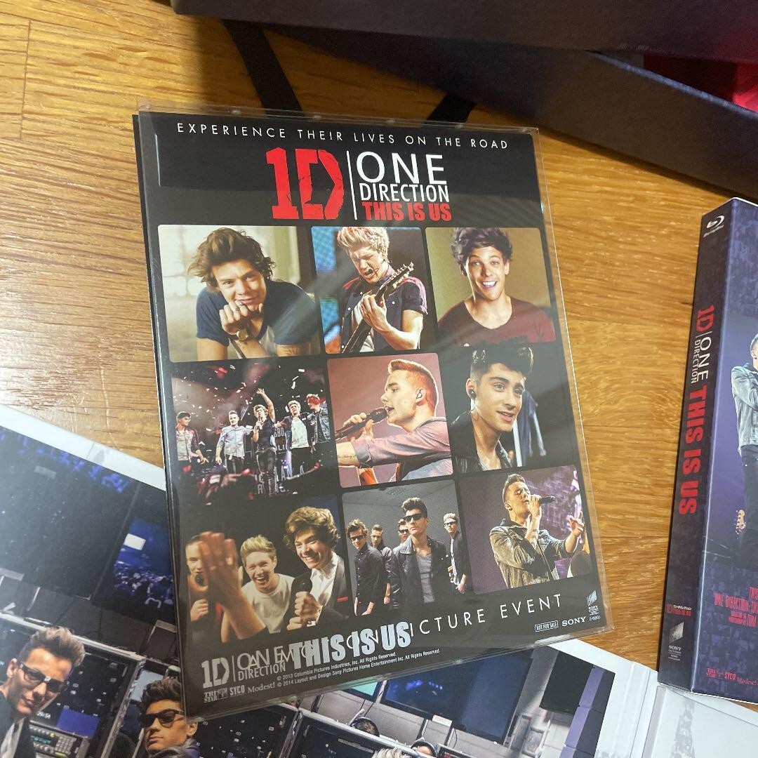 One Direction THIS IS US Japan Limited Deluxe BOX Blu-ray & 3DVD