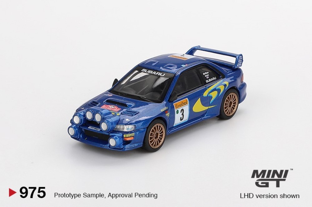 Mini GT 1:64 Subaru Impreza WRC98 1998 Rally Monte-Carlo 3rd Place