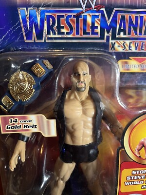 Stone Cold Steve Austin Jakks Pacific WrestleMania 17 X-Seven WWF