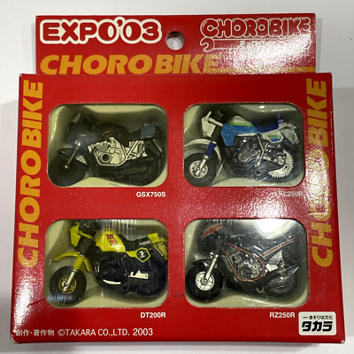 Choro Bike EXPO'03 Pullback Motorcycle TAKARA Choro Q 2003 Very