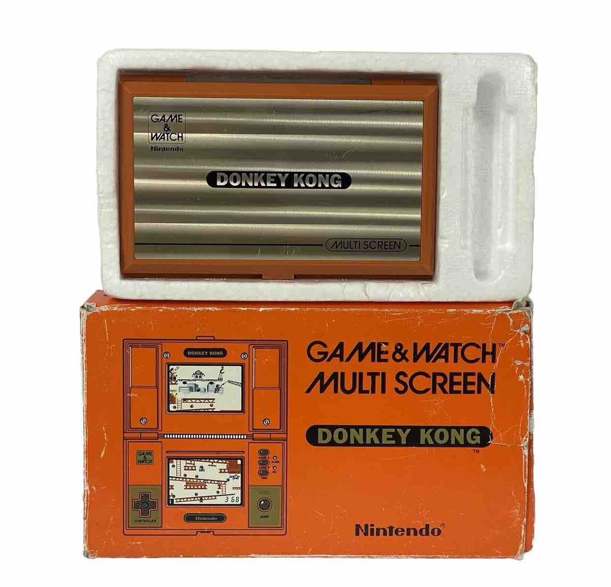 Nintendo Game & Watch DONKEY KONG DK-52 Multiscreen 1982 TESTED