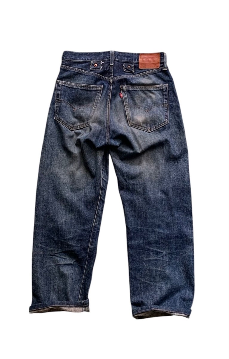 Levis 702 Big E denim selvedge pants 29x34 Buckle Back | eBay
