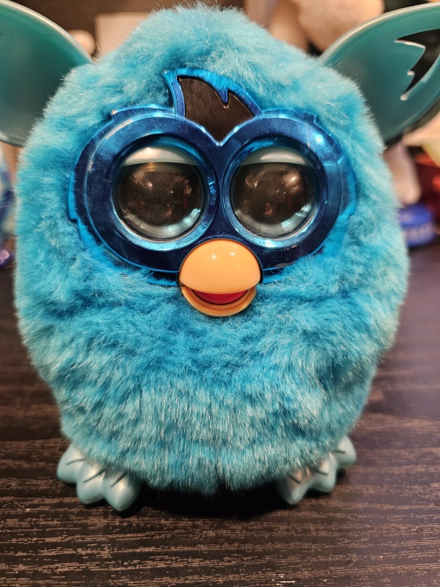 FURBY BOOM BLUE PATTERN SPECIAL EDITION PLUSH (WORKING CONDITION