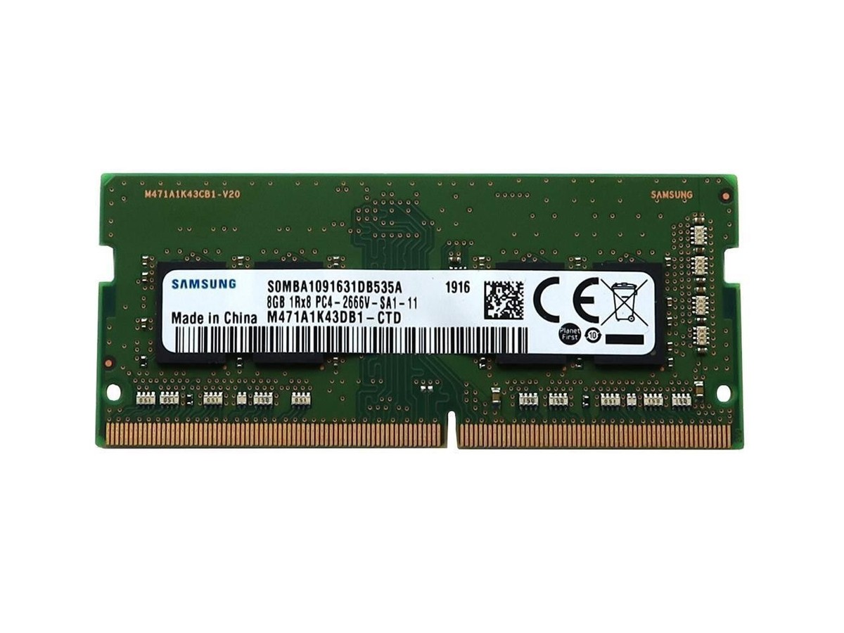 🚩 SAMSUNG M471A1K43DB1-CTD DDR4 2666 PC4-21300 1Rx8 SODIMM Laptop