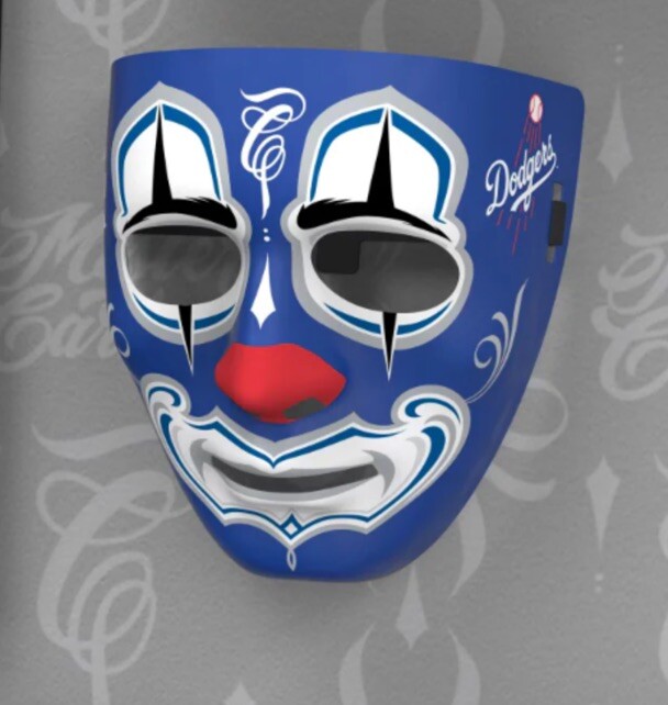 Mr Cartoon X LA Dodgers MLB Clown Mask | eBay