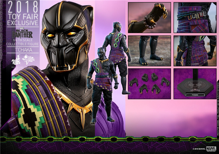 Hot Toys MMS487 Black Panther 1/6th scale T'Chaka Collectible