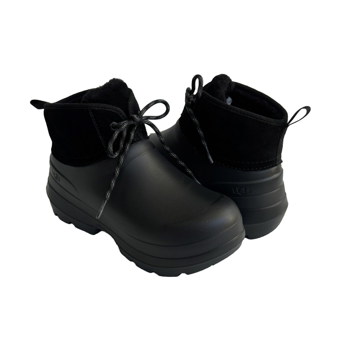 UGG WOMEN TASMAN X LACE BLACK SLIP ON MOCCASIN SHOES US 7 / EU 38