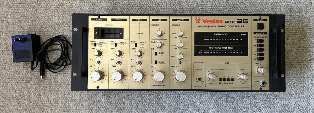 Vestax pmc26 DJミキサー Vestax PMC 26 Rotary Mixer | eBay