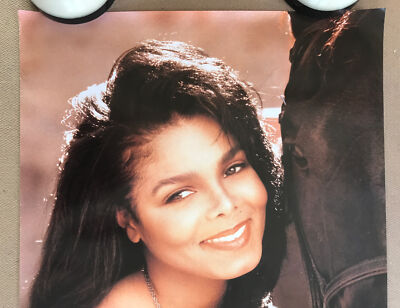 Vintage Original 1990s Janet Jackson Rhythm Nation Poster Music