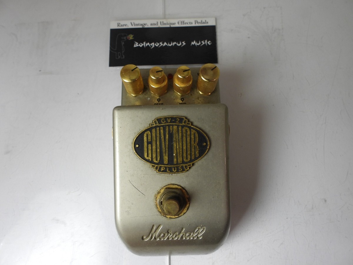 Marshall GV-2 Guv'Nor II Plus Overdrive Effects Pedal Guvnor Free