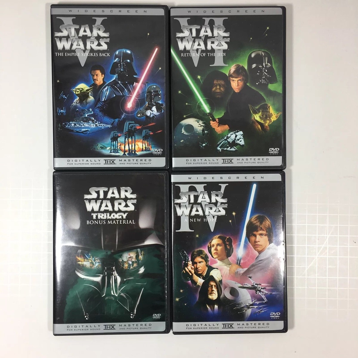 Star Wars Trilogy (DVD, 2004, 4-Disc Set, Widescreen) Box Set 4