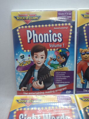 Rock N Learn Phonics: Volume 1 & 2 (DVD) Sight Words Level 2
