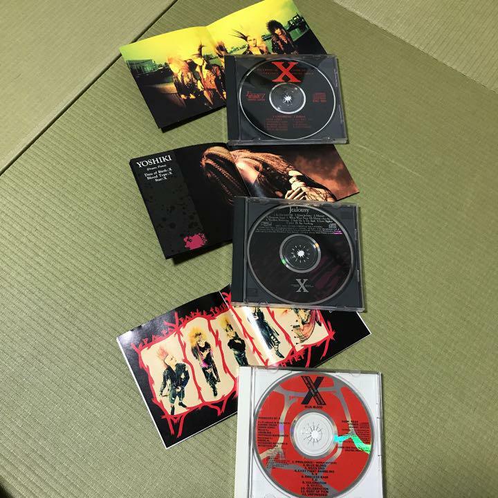 X Vanishing Vision BLUE BLOOD JEALOUSY 3-piece set X JAPAN Yoshiki