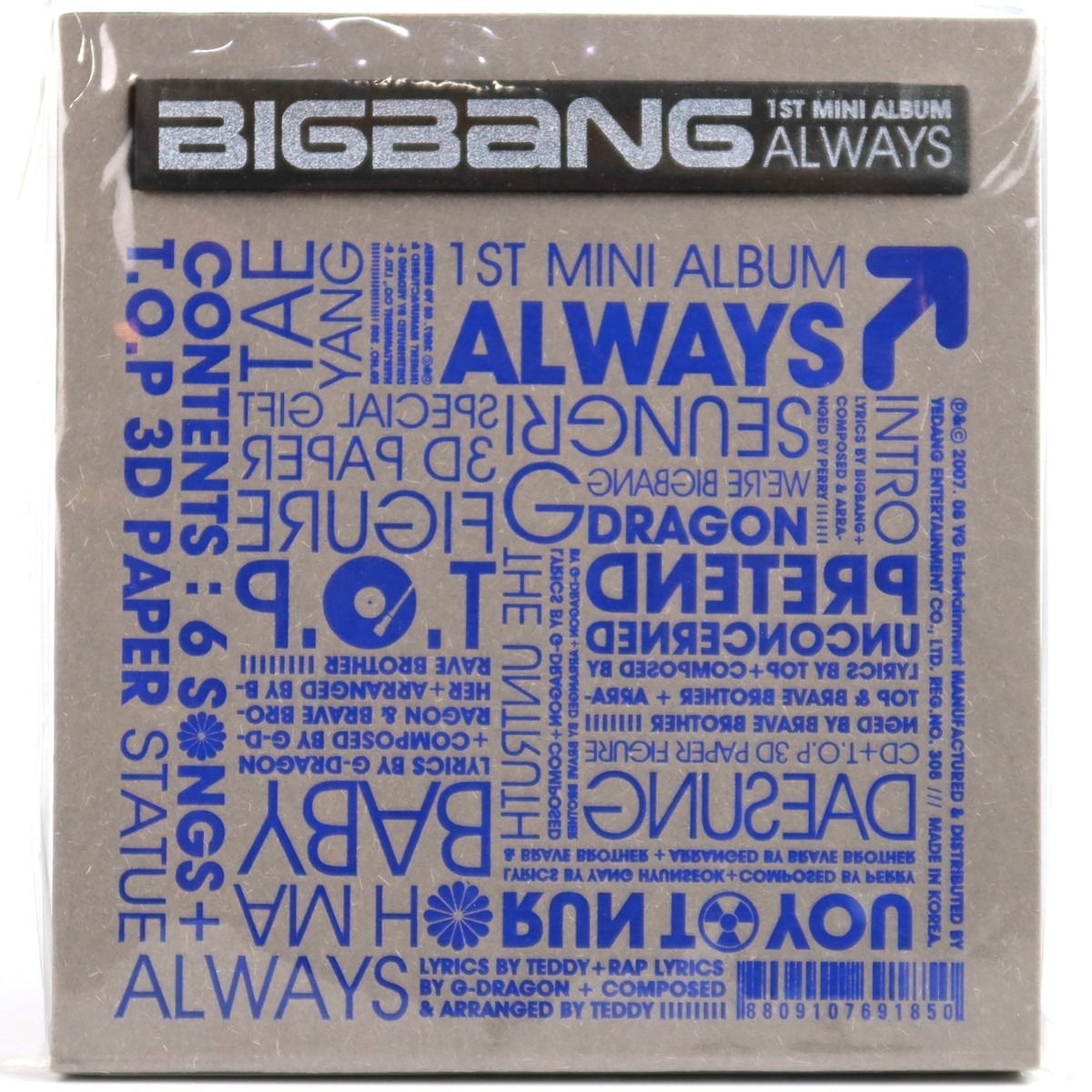 Bigbang - Always 1st Mini Album CD New Old Stock 2007 [Yedang