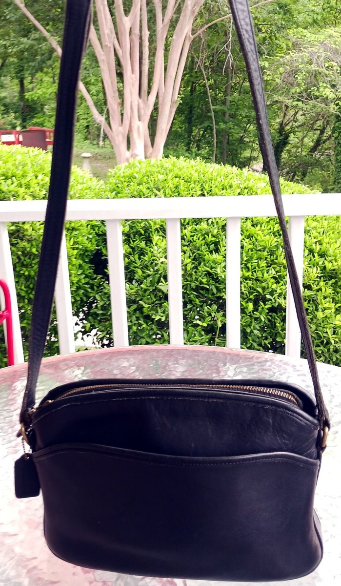 Coach 9976 Anderson Zip Top Black Vintage Cross Body Bag | eBay