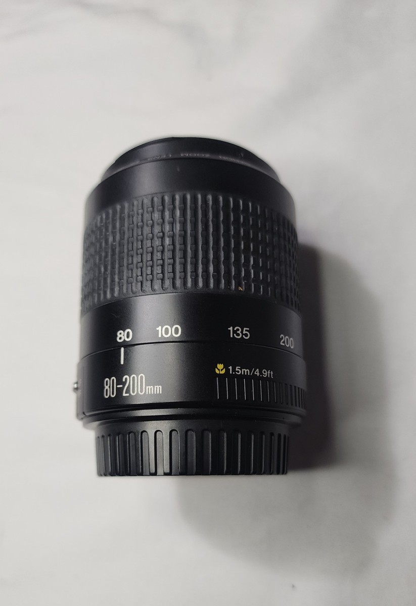 CANON 80-200mm f/4.5-5.6 II EF Zoom Lens 52mm Made In Japan *FOR