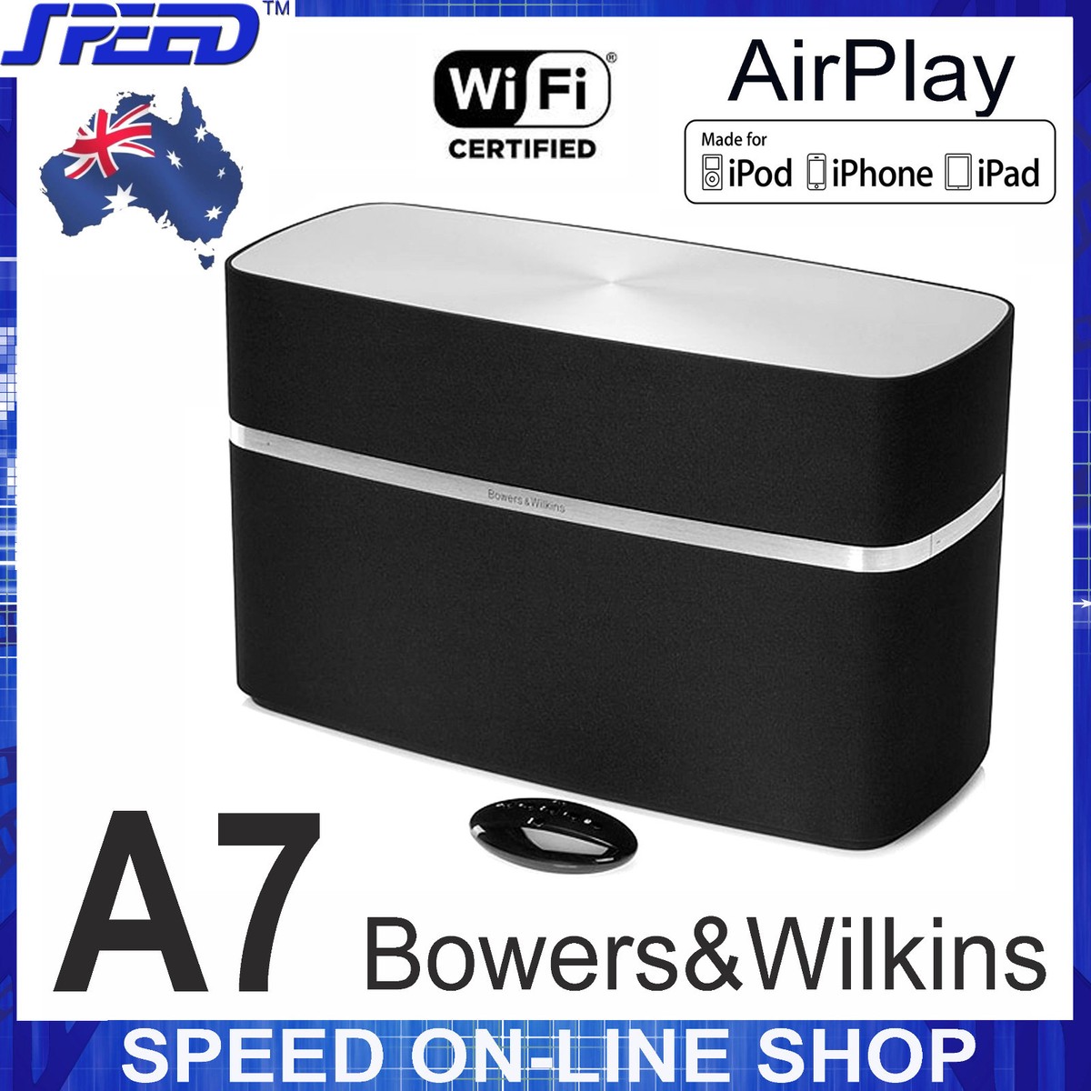 Bowers & Wilkins B&W A7 Wireless AirPlay 150W Speaker for iPhone