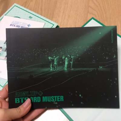 BTS 3rd Muster Army Zip + Official DVD Full Set 3 Disc + Photo