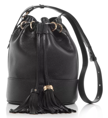 NEW See by Chloé Vicki Leather Bucket Bag BLACK | eBay