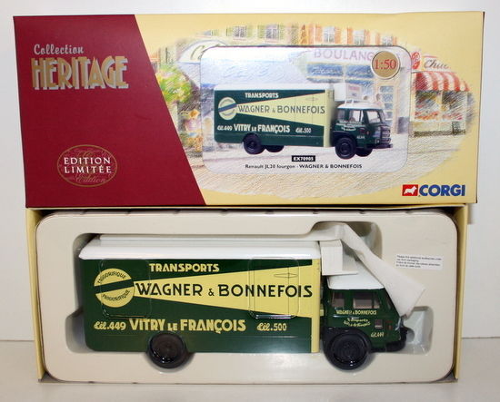 CORGI 1/50 - HERITAGE EX70905 RENAULT JL20 FOURGON - WAGNER