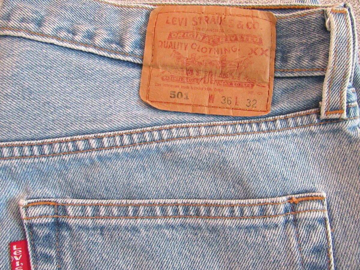 Levis 501 Men's Jeans W 36 L 32 (Inseam 31) | eBay